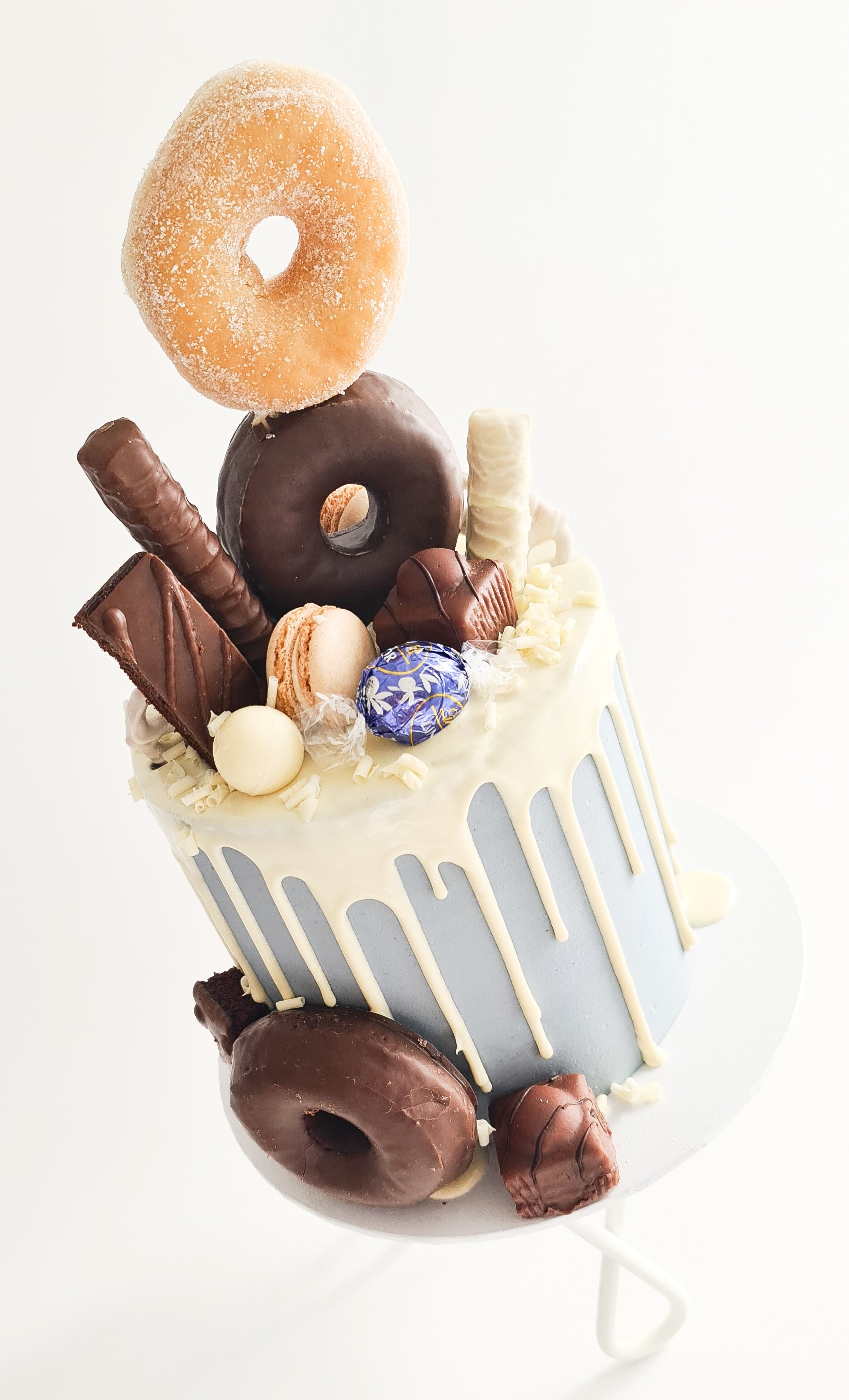 Blue Doughnut Cake
