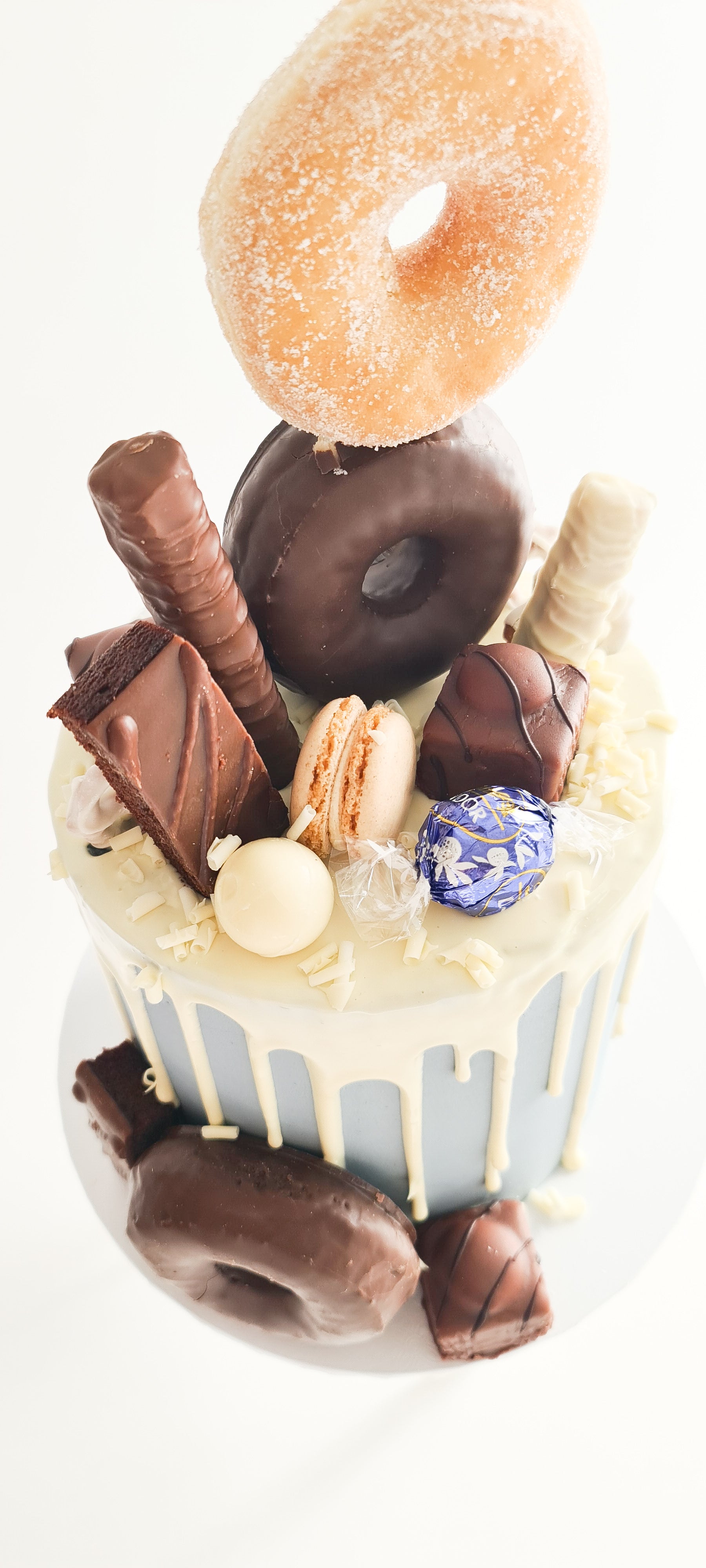 Blue Doughnut Cake