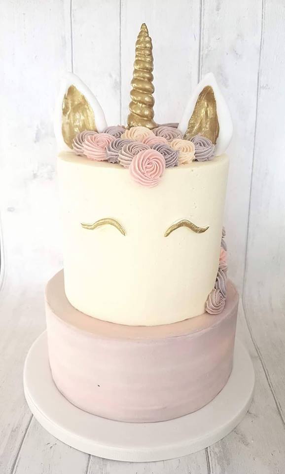Unicorn birthday cake Isle of Man